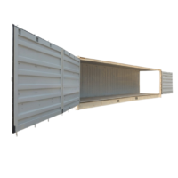 20' Standard NEW (One Trip) Full Open Side Shipping Container